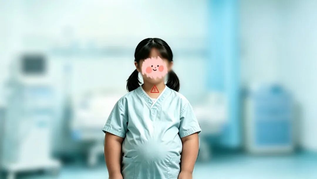 8歲女孩挺“6月孕肚”，病根竟在脖子上！全球僅100例